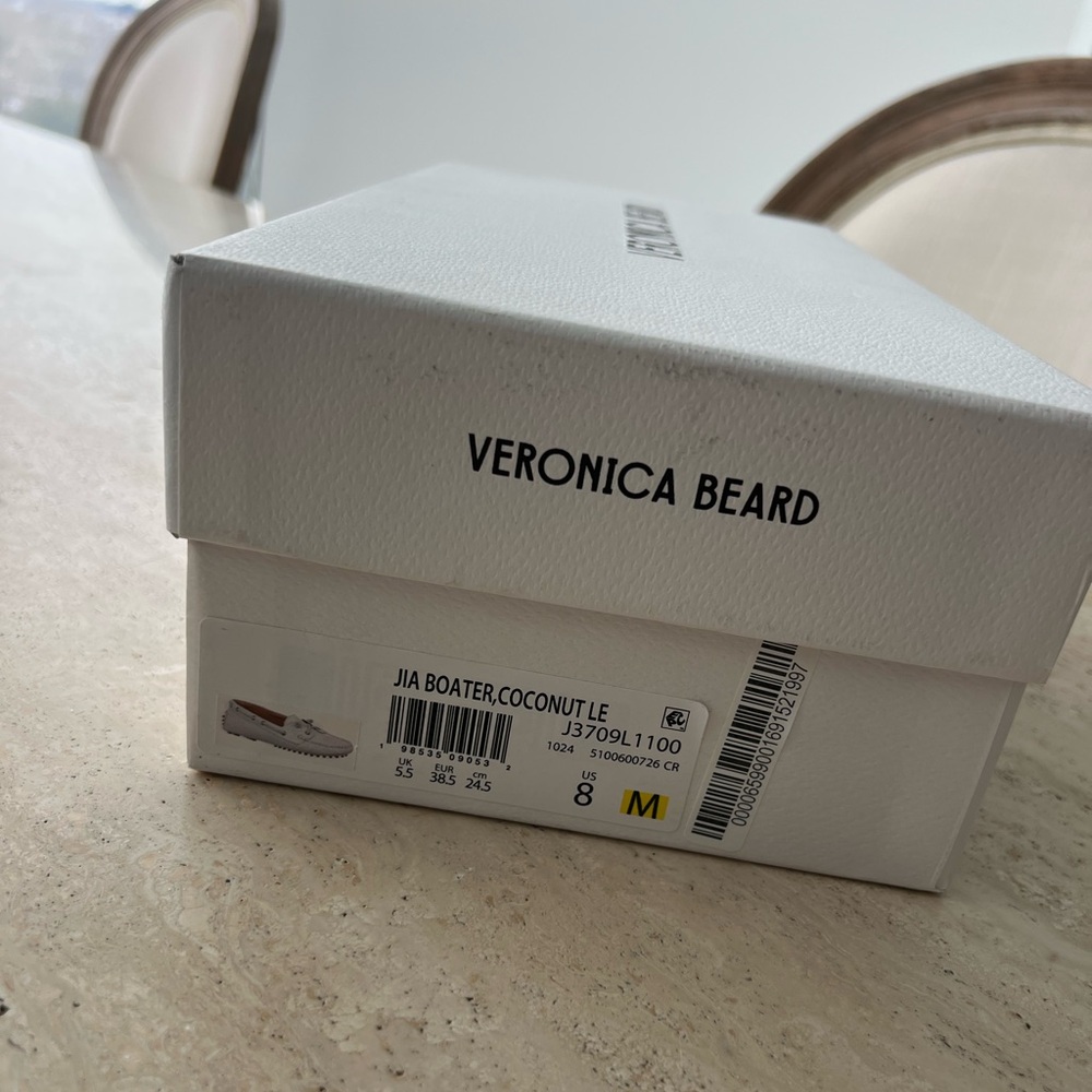 Veronica Beard Jia Boater Loafer in Coconut - Picture 4 of 6